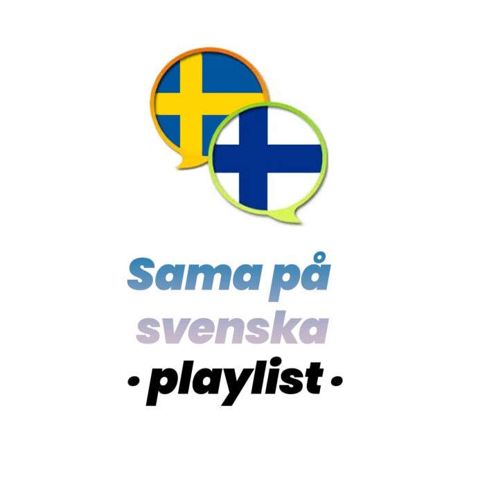 Sama på svenska soittolista.